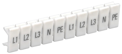 Маркеры для КПИ-1,5мм2 с символами "L1, L2, L3, N, PE" | код YZN11M-001-K00-A | IEK